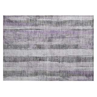 Piper Looms Chantille Stripes ACN1874 Lavender Machine Washable Area Rug Scatter Main Image