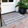 Piper Looms Chantille Stripes ACN1874 Lavender Machine Washable Area Rug Scatter Outdoor Lifestyle Image Feature