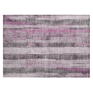 Piper Looms Chantille Stripes ACN1874 Pink Machine Washable Area Rug Scatter Main Image
