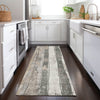Piper Looms Chantille Stripes ACN1874 Putty Machine Washable Area Rug Runner Lifestyle Image Feature