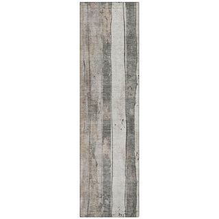 Piper Looms Chantille Stripes ACN1874 Putty Machine Washable Area Rug Runner Main Image