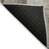 Piper Looms Chantille Geometric ACN1875 Beige Machine Washable Area Rug Backing Image