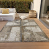 Piper Looms Chantille Geometric ACN1875 Beige Machine Washable Area Rug Outdoor Lifestyle Image Feature