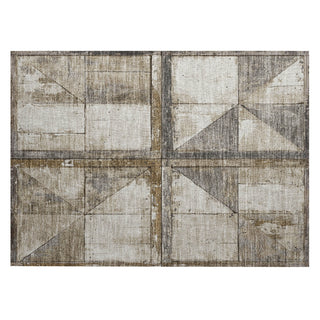 Piper Looms Chantille Geometric ACN1875 Beige Machine Washable Area Rug Scatter Main Image
