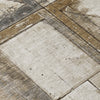 Piper Looms Chantille Geometric ACN1875 Beige Machine Washable Area Rug Swatch Image