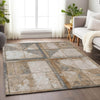 Piper Looms Chantille Geometric ACN1875 Copper Machine Washable Area Rug Lifestyle Image Feature