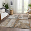 Piper Looms Chantille Geometric ACN1875 Copper Machine Washable Area Rug Lifestyle Image Feature