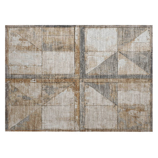 Piper Looms Chantille Geometric ACN1875 Copper Machine Washable Area Rug Scatter Main Image