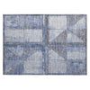 Piper Looms Chantille Geometric ACN1875 Denim Machine Washable Area Rug Scatter Main Image