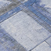 Piper Looms Chantille Geometric ACN1875 Denim Machine Washable Area Rug Swatch Image