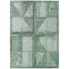 Piper Looms Chantille Geometric ACN1875 Green Machine Washable Area Rug main image