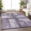 Piper Looms Chantille Geometric ACN1875 Purple Machine Washable Area Rug Lifestyle Image Feature