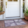 Piper Looms Chantille Geometric ACN1875 Purple Machine Washable Area Rug Scatter Outdoor Lifestyle Image Feature
