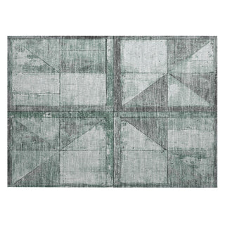 Piper Looms Chantille Geometric ACN1875 Sage Machine Washable Area Rug Scatter Main Image