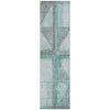 Piper Looms Chantille Geometric ACN1875 Teal Machine Washable Area Rug Runner Main Image