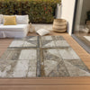 Piper Looms Chantille Geometric ACN1876 Beige Machine Washable Area Rug Outdoor Lifestyle Image Feature