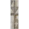 Piper Looms Chantille Geometric ACN1876 Beige Machine Washable Area Rug Runner Main Image