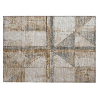 Piper Looms Chantille Geometric ACN1876 Copper Machine Washable Area Rug Scatter Main Image