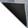 Piper Looms Chantille Geometric ACN1876 Denim Machine Washable Area Rug Backing Image