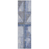 Piper Looms Chantille Geometric ACN1876 Denim Machine Washable Area Rug Runner Main Image