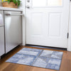 Piper Looms Chantille Geometric ACN1876 Denim Machine Washable Area Rug Scatter Lifestyle Image Feature