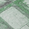 Piper Looms Chantille Geometric ACN1876 Green Machine Washable Area Rug Swatch Image