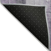 Piper Looms Chantille Geometric ACN1876 Purple Machine Washable Area Rug Backing Image