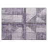 Piper Looms Chantille Geometric ACN1876 Purple Machine Washable Area Rug Scatter Main Image