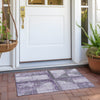 Piper Looms Chantille Geometric ACN1876 Purple Machine Washable Area Rug Scatter Outdoor Lifestyle Image Feature