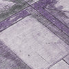 Piper Looms Chantille Geometric ACN1876 Purple Machine Washable Area Rug Swatch Image