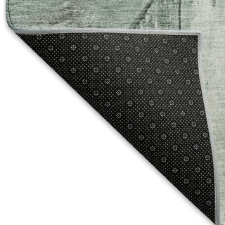 Piper Looms Chantille Geometric ACN1876 Sage Machine Washable Area Rug Backing Image