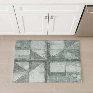 Piper Looms Chantille Geometric ACN1876 Sage Machine Washable Area Rug Scatter Lifestyle Image Feature