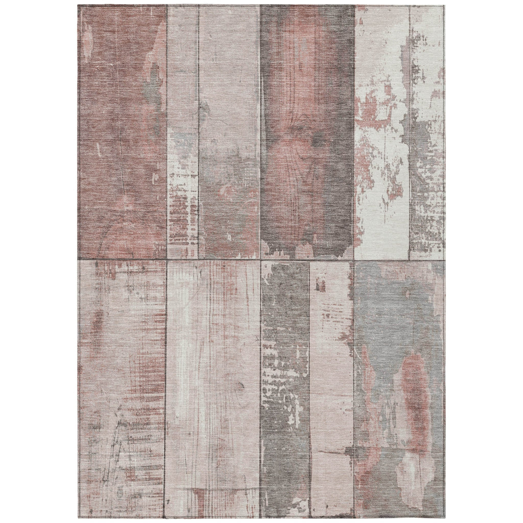 Piper Looms Chantille Geometric ACN1877 Copper Machine Washable Area Rug main image