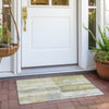 Piper Looms Chantille Geometric ACN1877 Gold Machine Washable Area Rug Scatter Outdoor Lifestyle Image Feature