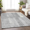 Piper Looms Chantille Geometric ACN1877 Gray Machine Washable Area Rug Lifestyle Image Feature