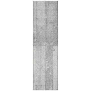 Piper Looms Chantille Geometric ACN1877 Gray Machine Washable Area Rug Runner Main Image