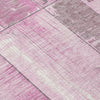 Piper Looms Chantille Geometric ACN1877 Pink Machine Washable Area Rug Swatch Image