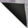Piper Looms Chantille Geometric ACN1877 Purple Machine Washable Area Rug Backing Image
