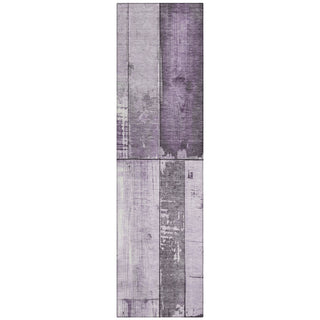 Piper Looms Chantille Geometric ACN1877 Purple Machine Washable Area Rug Runner Main Image