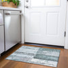 Piper Looms Chantille Geometric ACN1877 Seafoam Machine Washable Area Rug Scatter Lifestyle Image Feature