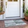 Piper Looms Chantille Geometric ACN1877 Seafoam Machine Washable Area Rug Scatter Outdoor Lifestyle Image Feature