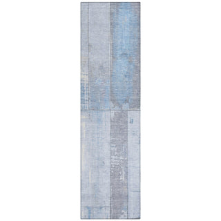 Piper Looms Chantille Geometric ACN1877 Sky Machine Washable Area Rug Runner Main Image
