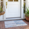 Piper Looms Chantille Geometric ACN1877 Sky Machine Washable Area Rug Scatter Outdoor Lifestyle Image Feature