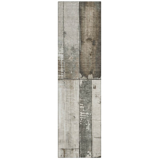 Piper Looms Chantille Geometric ACN1877 Taupe Machine Washable Area Rug Runner Main Image