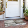 Piper Looms Chantille Geometric ACN1877 Taupe Machine Washable Area Rug Scatter Outdoor Lifestyle Image Feature