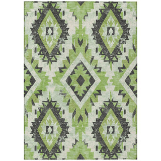 Piper Looms Chantille Aztec ACN1878 Aloe Machine Washable Area Rug main image