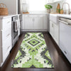 Piper Looms Chantille Aztec ACN1878 Aloe Machine Washable Area Rug Runner Lifestyle Image Feature