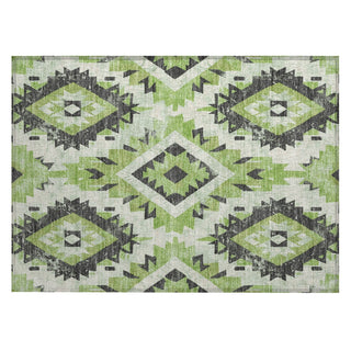 Piper Looms Chantille Aztec ACN1878 Aloe Machine Washable Area Rug Scatter Main Image