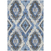 Piper Looms Chantille Aztec ACN1878 Blue Machine Washable Area Rug main image