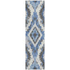 Piper Looms Chantille Aztec ACN1878 Blue Machine Washable Area Rug Runner Main Image